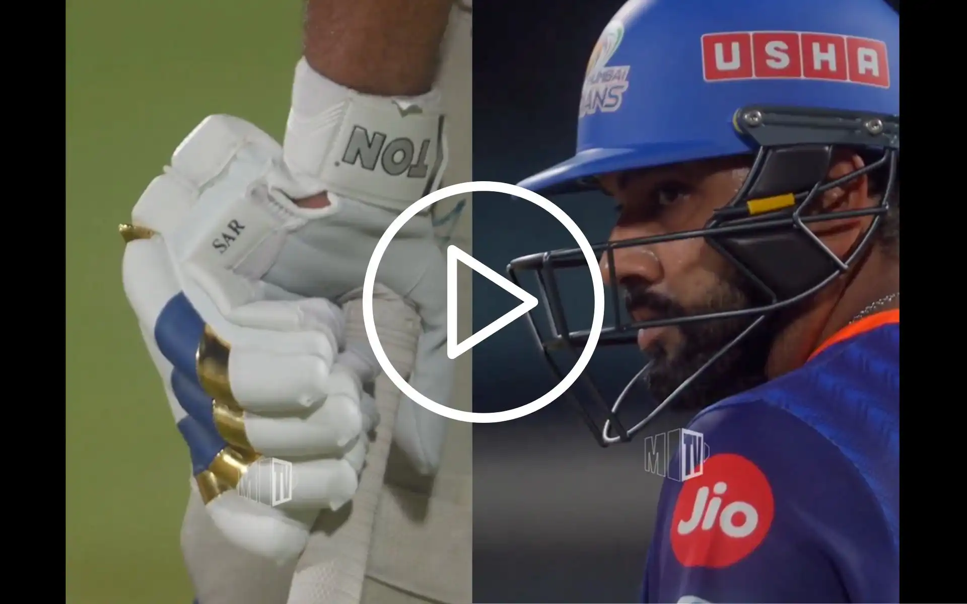 [Watch] Rohit Sharma Wears Customized Gloves With Family’s Initials In Practice Session